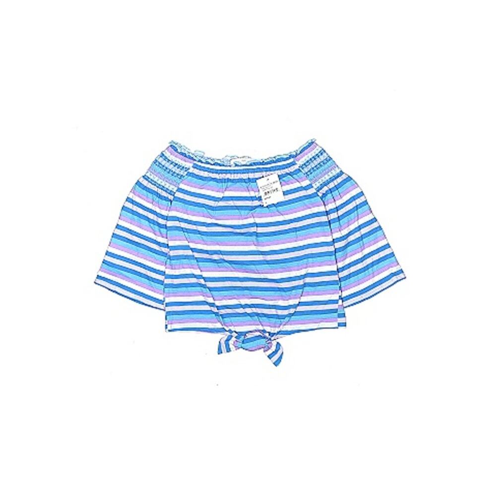 Cloud Chaser Short Sleeve Blouse Size Large shirt top striped  (Kids)